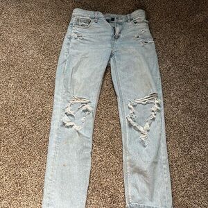 Super cute American Eagle jeans with a tiny bit of staining
